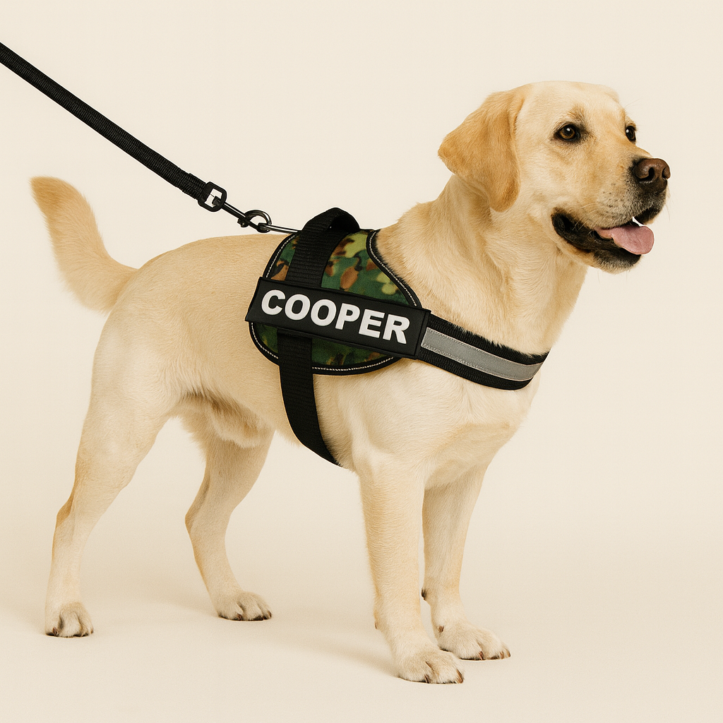 Personalized No Pull Dog Harness with Custom Name Tag