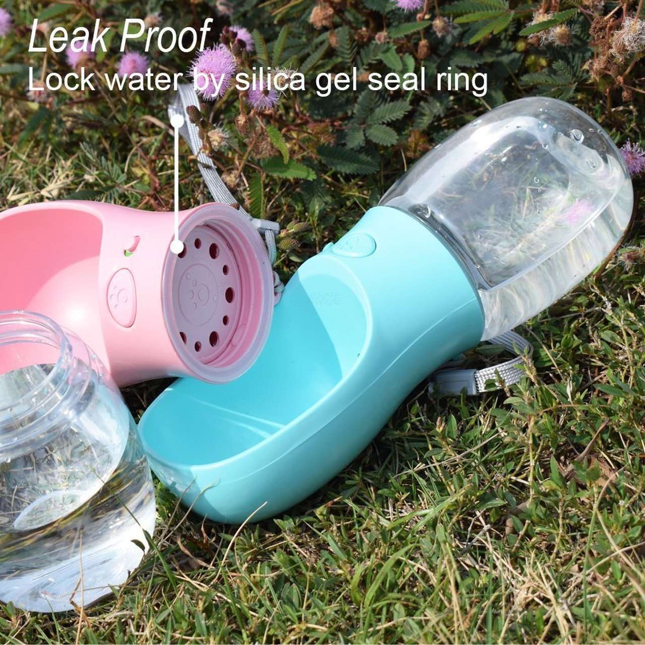 Portable pet dog water bottle best sale