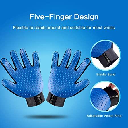 Versatile Pet Grooming Gloves Waggy Tails